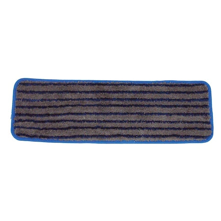 Gray With Blue Scrubber Microfiber, PK3