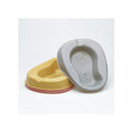 Bedpan, Stackable, Gray, PK50