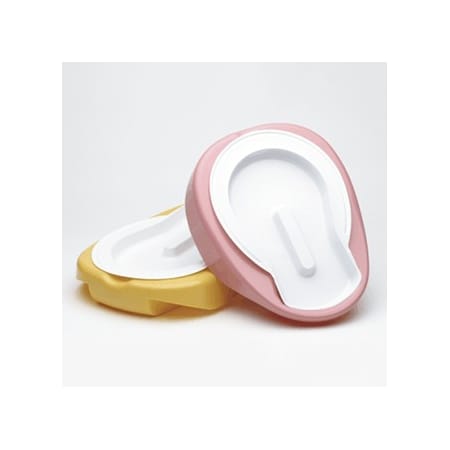 Bedpan w/Cover, Pontoon, Rose, Bagged, PK10