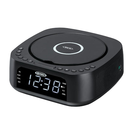 Dual Alarm Clock Radio w/ MP3 CD Player