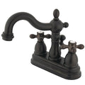 Dual Handle KB1605AX 4" Centerset Lavatory Faucet wi, 4" Mount, Oil Rubbed Bronze 3 Hole