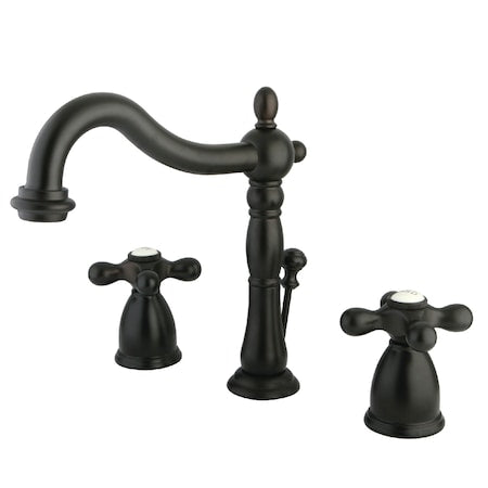 Dual Handle KB1975AX 8" Widespread Lavatory Faucet w, 8" to 16" Mount, Oil Rubbed Bronze 3 Hole