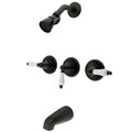 Tub and Shower Faucet, Oil Rubbed Bronze, Wall Mount