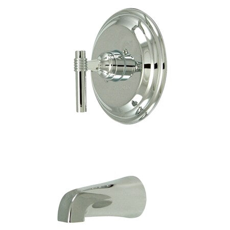 Tub and Shower Faucet, Standard, 2, Wall Mount, Polished Chrome