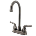 KB493 4" Centerset Bar Faucet, Manual, 4" Mount, 2 Hole