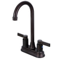KB8495NDL 4" Centerset Bar Faucet, Manual, 4" Mount, 2 Hole