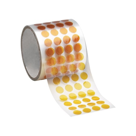 Film Tape, 2.5 mil Thick, Amber, Silicone Adhesive, 2000 PK