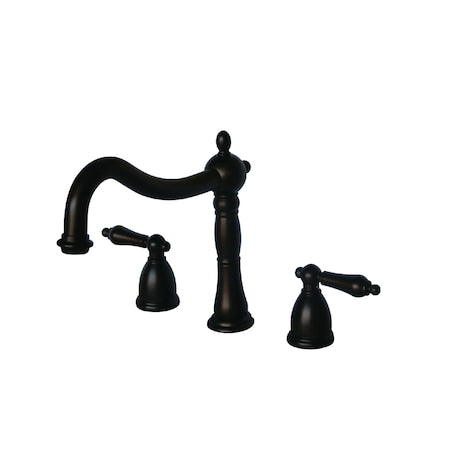 Roman Tub Faucet, Oil Rubbed Bronze, Deck Mount