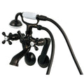 Wall-Mount Clawfoot Tub Faucet, Oil Rubbed Bronze, Tub Wall Mount