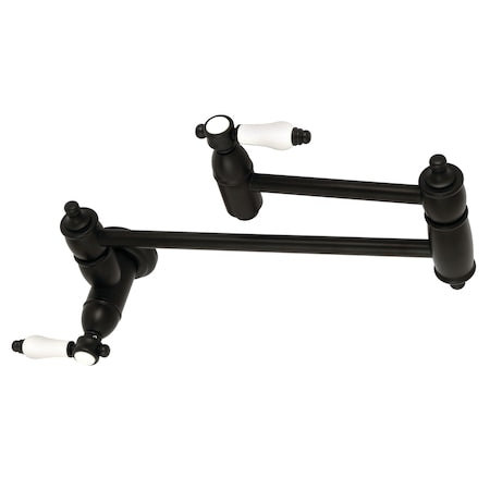 KS3100BPL Wall Mount Pot Filler Kitchen Faucet