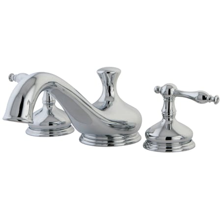 Roman Tub Faucet, Polished Chrome, Deck Mount
