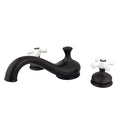 Roman Tub Faucet, Oil Rubbed Bronze, Deck Mount