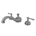 Roman Tub Faucet, Brushed Nickel, Deck Mount