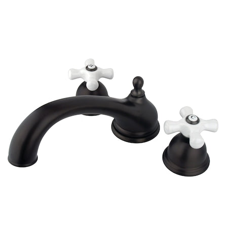 Roman Tub Faucet, Oil Rubbed Bronze, Deck Mount