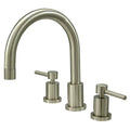 Roman Tub Faucet, Brushed Nickel, Deck Mount