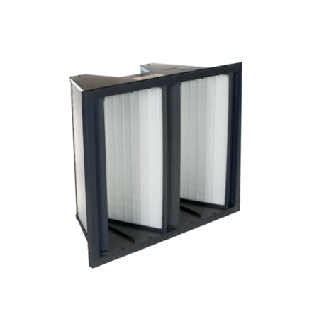 MiniPleat Filter, 2V, MERV14, 20"x20"x12"
