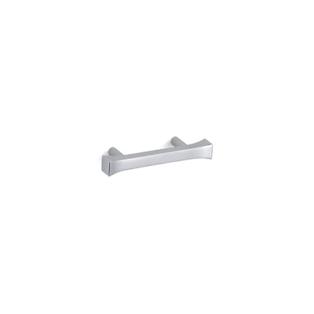 Memoirs Stately Drawer Pull, 1-1/2 in L, 5 in W, Polished Chrome