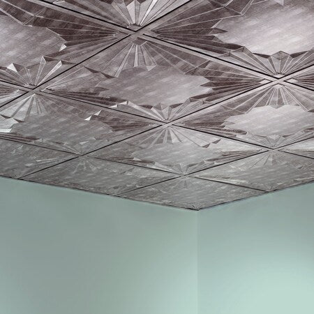 Art Deco 2Ftx2Ft Lay In Ceiling Til,PK 5, 5 PK