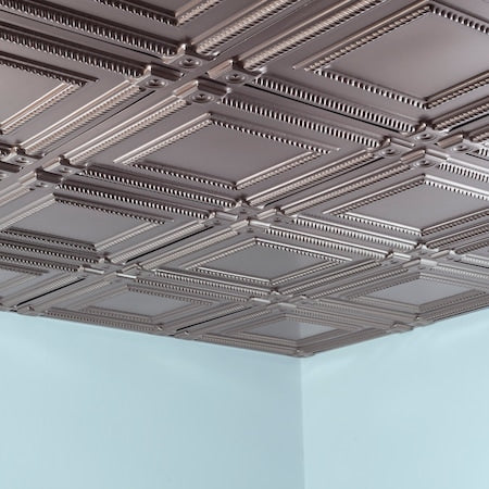 Coffer 2Ftx2Ft Lay In Ceiling Tile ,PK 5, 5 PK