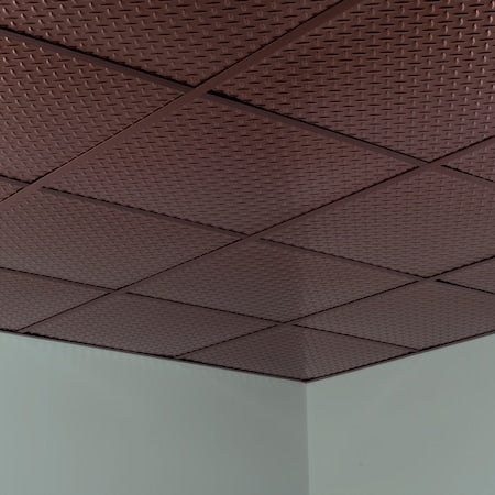 Diamond Plate 2Ftx2Ft Lay In Ceilin,PK 5, 5 PK
