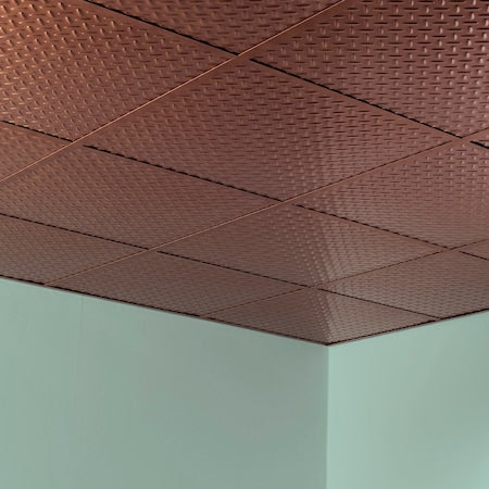 Diamond Plate 2Ftx2Ft Lay In Ceilin,PK 5, 5 PK