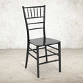 Hercules Chiavari Chair, Black Back, 15 in W 18-3/4" L 35" H