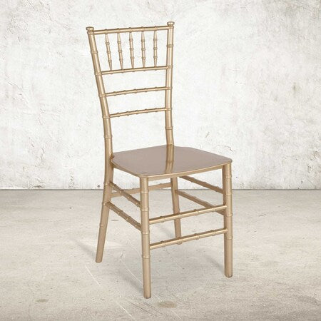 Hercules Chiavari Chair, 15 in W 18-3/4" L 35" H