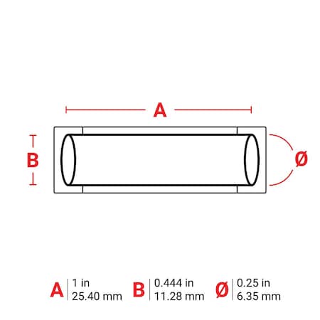 Sleeve Label, Orange, Polyolefin, 1 in W