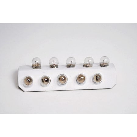 Miniature Bulb, 6.2V, 0.5A, PK 10