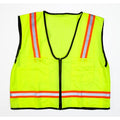 Mesh Back Surveyor Safety Vest, 4X-Large, Lime (2Pk)