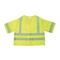 Hi-Vis Vest w/Sleeves 4XL L Class 3 , Velcro
