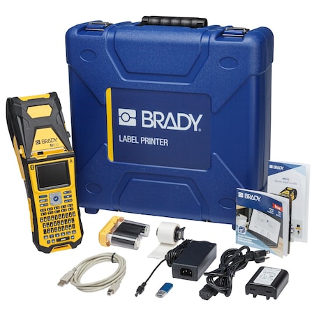 Brady M610 2in Industrial Portable Label Printer with Bluetooth and Accessories Kit