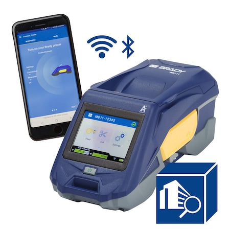 Brady M611 2in Portable Label Printer with Safety and Facility ID Software and Accessories Kit