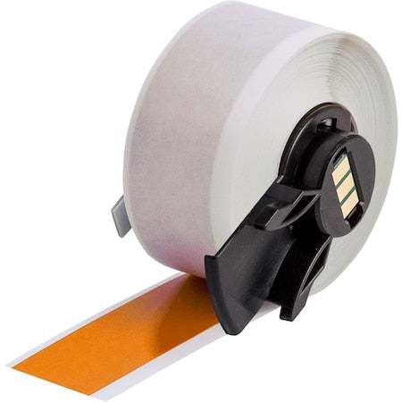 Continuous Label Stock, Orange, Gloss, 1 in W