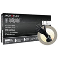 MidKnight MK-296, Disposable Gloves, 4.7 mil Palm, Nitrile, Powder-Free, S (7), 100 PK, Black