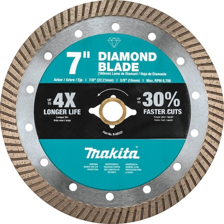Diamond Blade, 7", Turbo, General Purpose