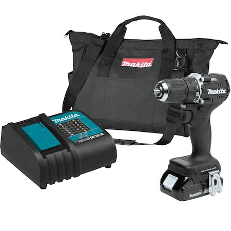 Sub Comp, Driver Drill Kit, 1/2 in, 1.5 Ah, 1/2 in, 18V DC