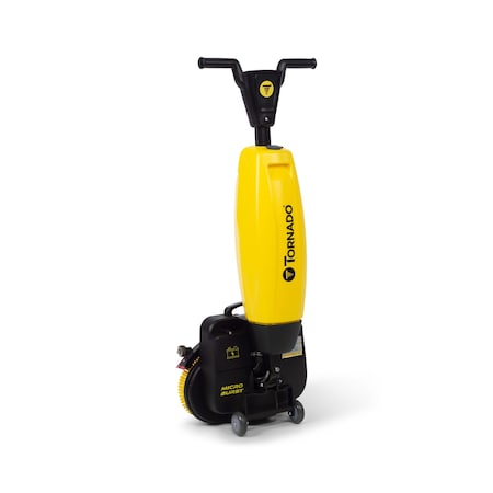 Floor Scrubber, 17 7/8 in L, 13 7/8 in W