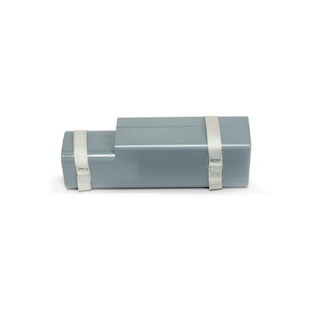 Battery, 11 1/2 in L, Polyethylene, Black