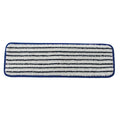 Mop, Blue/White, Microfiber, PK3, AMM18HDF-3PK