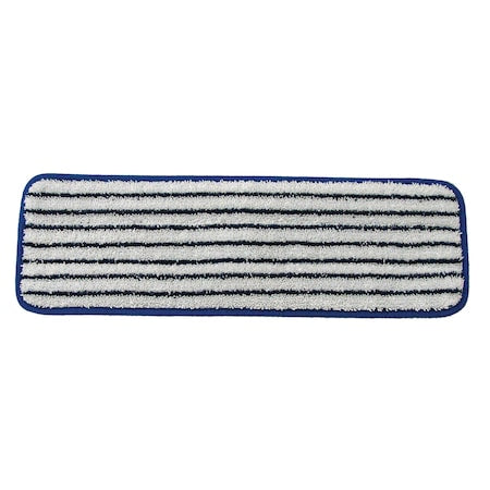 Mop, Blue/White, Microfiber, PK3, AMM18HDF-3PK