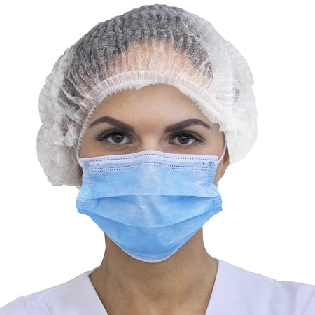 Bouffant Cap 28 in, White, PK2000