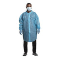 Lab Coat, Blue, 3XL, 50 PK