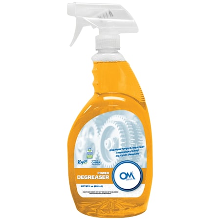 Power Degreaser, 1 Qt Trigger Spray Bottle, Liquid, Orange, 9 PK