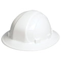 Hard Hat, Omega II, Polyethylene, 6 Point Ratchet, Type 1, Class E, White
