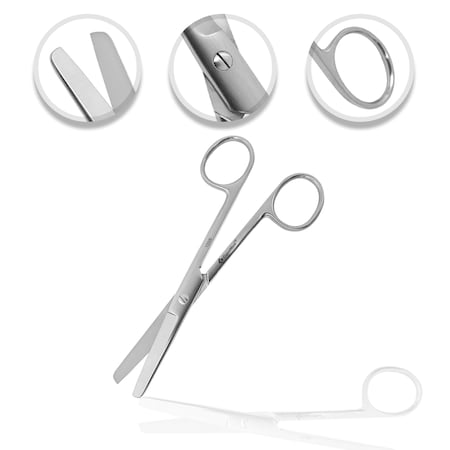 OR Grade Operating Scissors B/B 5.5" STR