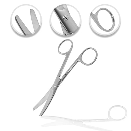 OR Grade Operating Scissors B/B 5.5" CVD