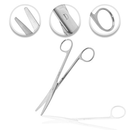 OR Grade Mayo Scissors,6.75"",CVD,Serr