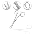 O.R. Grade Iris Scissors, 4.5", CVD, LR