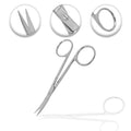 O.R. Grade Iris Scissors, 4.5", CVD